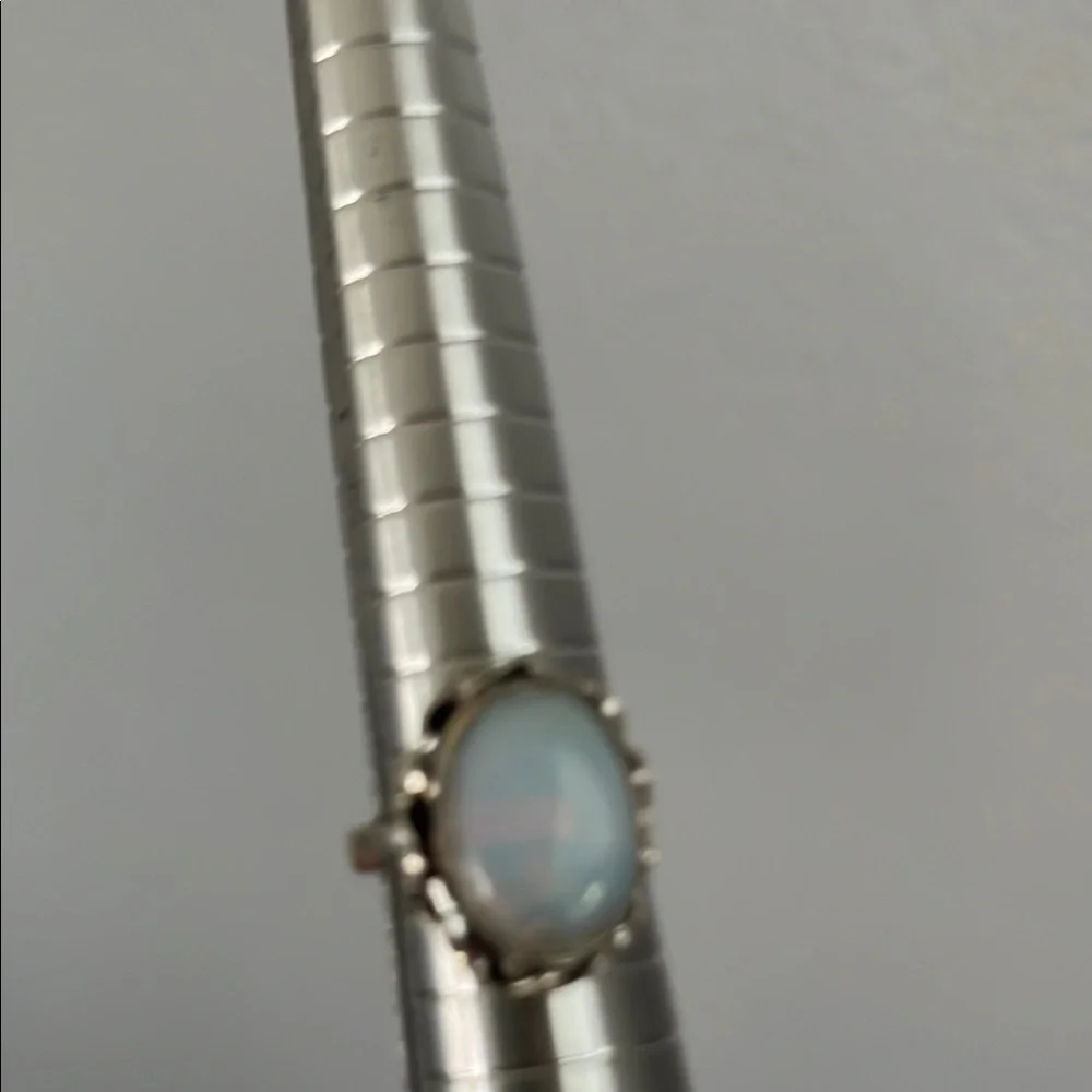 925 Rainbow Moonstone Ring-NWT